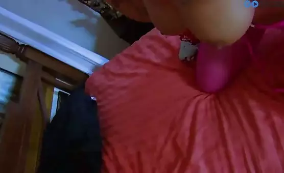 Lustful Brunette Double Dildo Enthusiast